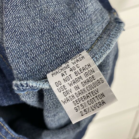 New Baby Gassy Gooma Boutique Floral Painted Denim Jacket Top Beaded Girl Size 8 - Picture 7 of 7